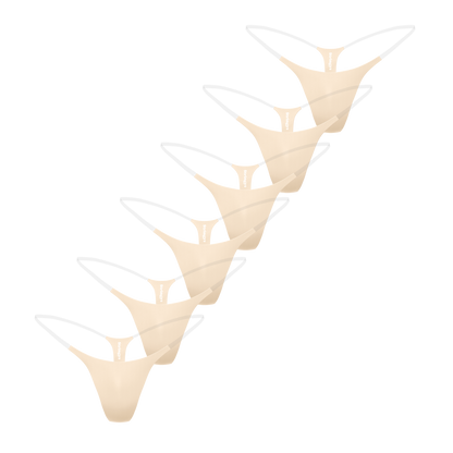 6 culottes invisibles nude